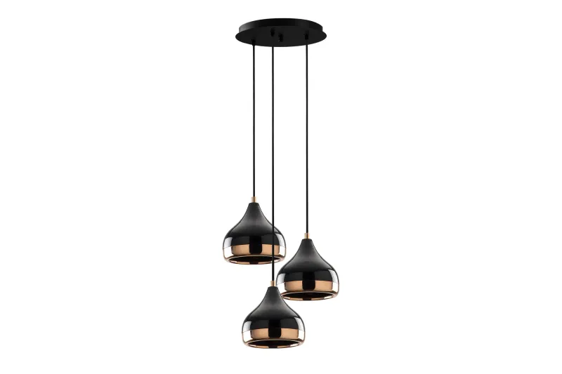 Taklampa Yildo Svart/Koppar - Opviq — Opviq