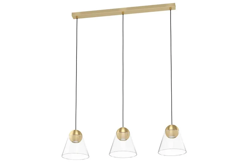 Takpendel Eglo Cerasella med 3 Lampor - Mässing/Guld — Eglo