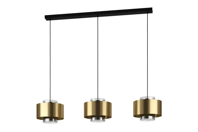 Takpendel Eglo Duglia Transparent/Guld med 3 Lampor — Eglo