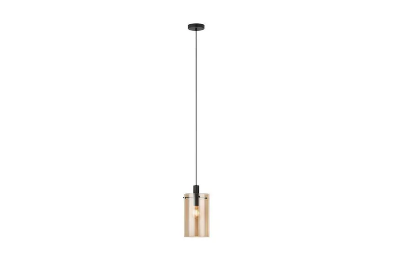 Takpendel Eglo Polverara Svart/Amber 1 Lampa - 1 Lampa — Eglo