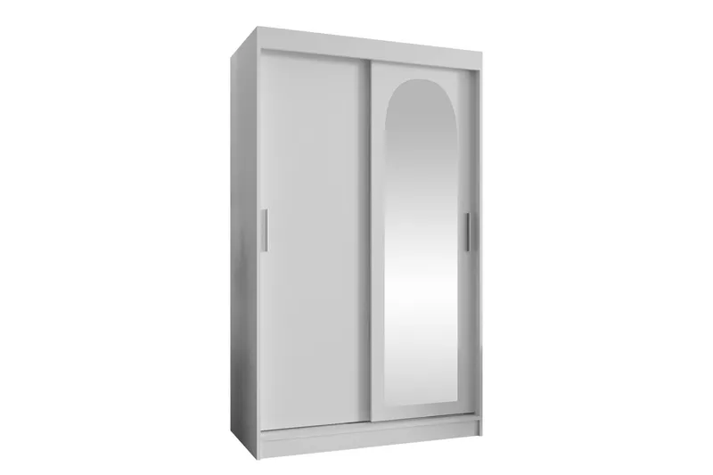 Tallmo Garderob m. Spegel 120x200 cm - Beige — Beige