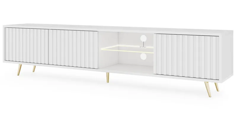 Tapas Tv-bänk 135 cm - Vit — Vit
