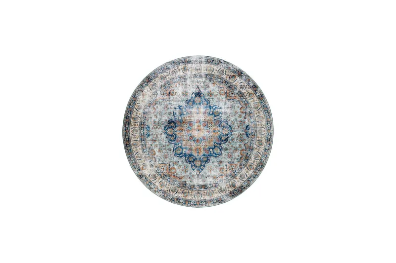 Tarfaya Friezematta Rund 200 cm - Flerfärgad (Art.nr 1795025) — KM Home