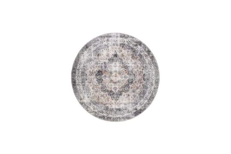 Tarfaya Friezematta Rund 200 cm - Natur (Art.nr 1795038) — KM Home