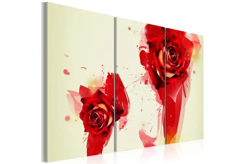 Tavla A New Look On A Rose 60x40 - Artgeist sp. z o. o. — Artgeist sp. z o. o.