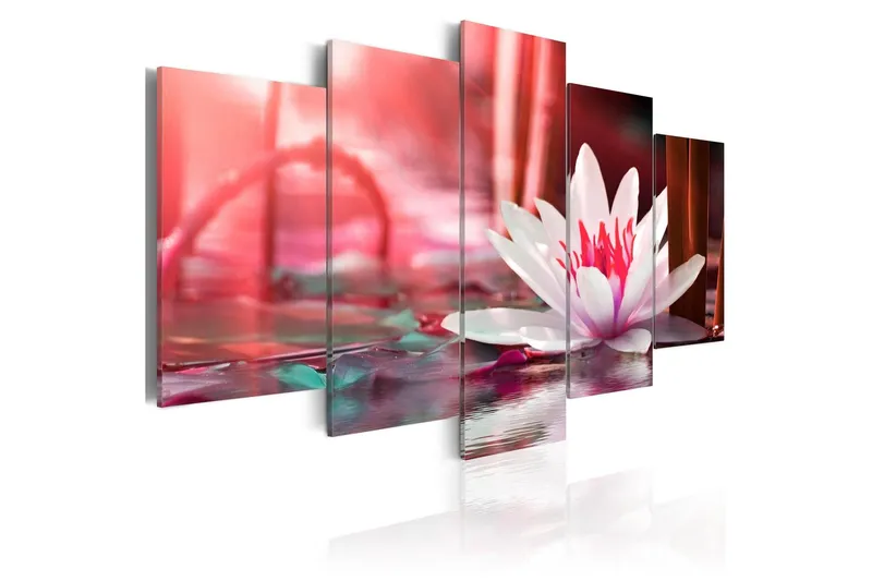 Tavla Amaranthine Lotus 200x100 - Artgeist sp. z o. o. — Artgeist sp. z o. o.