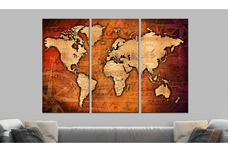Tavla Amber Travels 90x60 - Artgeist sp. z o. o. — Artgeist sp. z o. o.