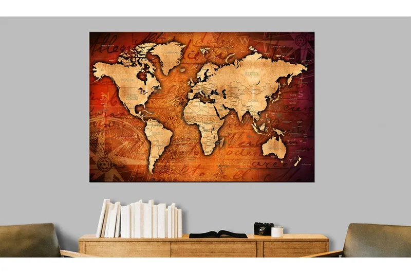 Tavla Amber World 90x60 - Artgeist sp. z o. o. — Artgeist sp. z o. o.