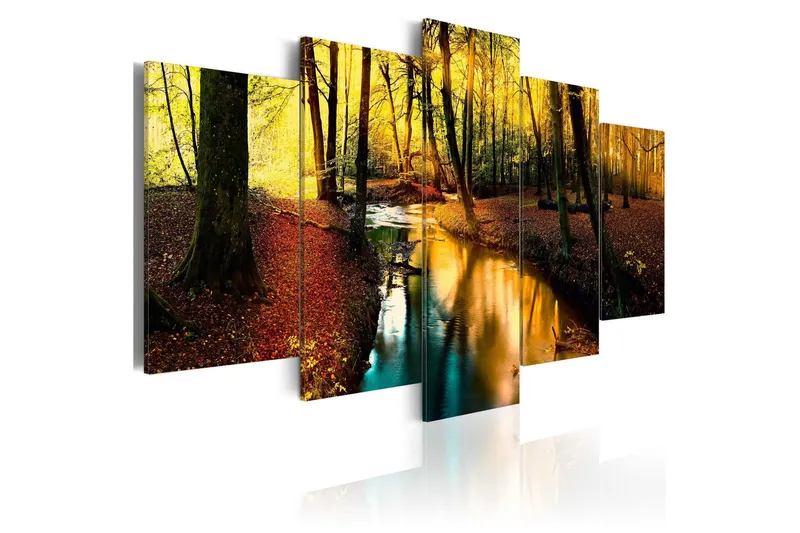 Tavla Autumn Silence Forest 100x50 - Artgeist sp. z o. o. — Artgeist sp. z o. o.