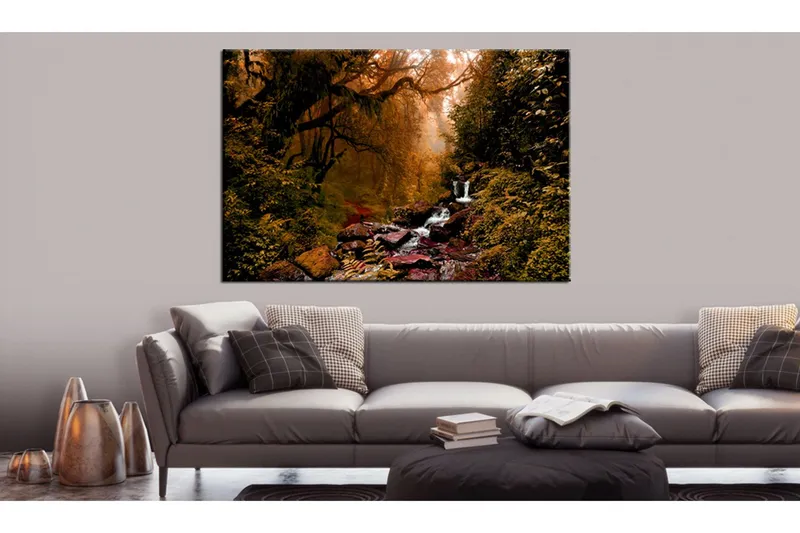 Tavla Autumn Waterfall 120x80 - Artgeist sp. z o. o. — Artgeist sp. z o. o.