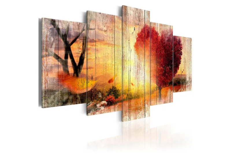 Tavla Autumnal Love 100x50 - Artgeist sp. z o. o. — Artgeist sp. z o. o.