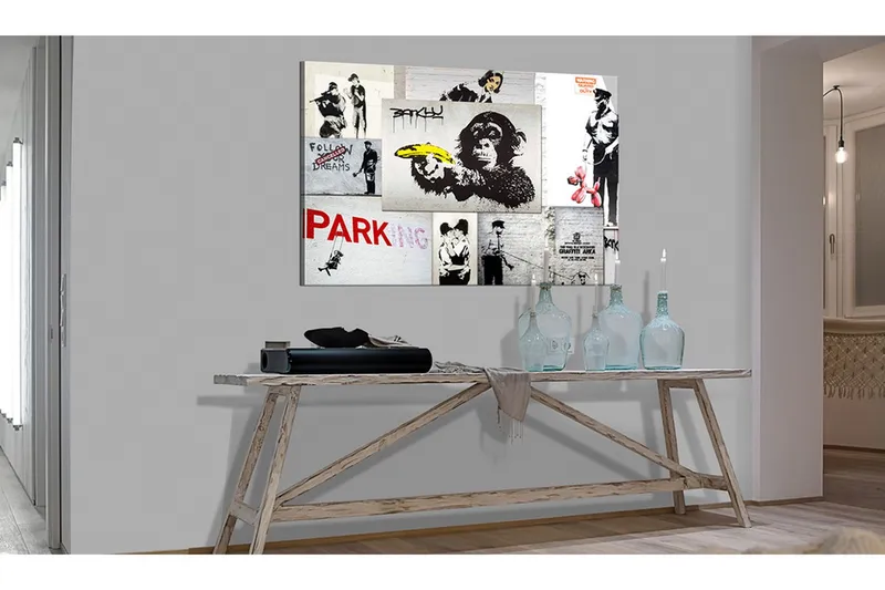 Tavla Banksy: Police Fantasies 120x80 - Artgeist sp. z o. o. — Artgeist sp. z o. o.