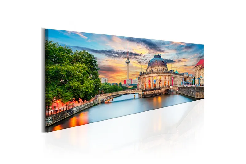Tavla Berlin Museum Island 135x45 - Artgeist sp. z o. o. — Artgeist sp. z o. o.