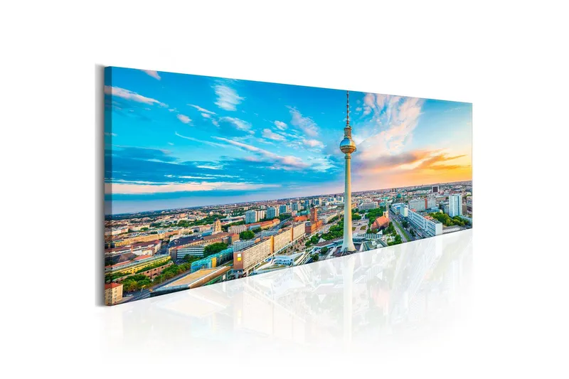 Tavla Berliner Fernsehturm Germany 135x45 - Artgeist sp. z o. o. — Artgeist sp. z o. o.