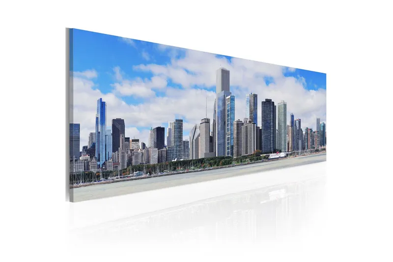 Tavla Big City Big Hopes 120x40 - Artgeist sp. z o. o. — Artgeist sp. z o. o.