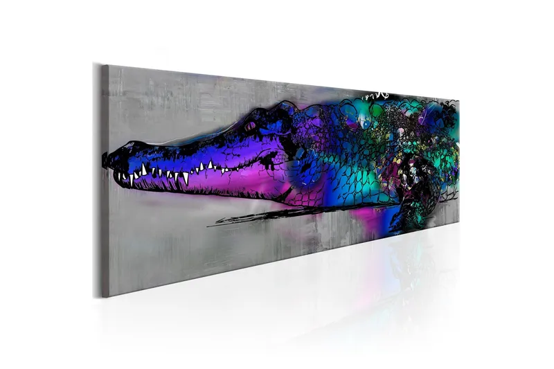 Tavla Blue Alligator 135x45