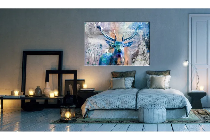 Tavla Blue Deer 120x80 - Artgeist sp. z o. o. — Artgeist sp. z o. o.