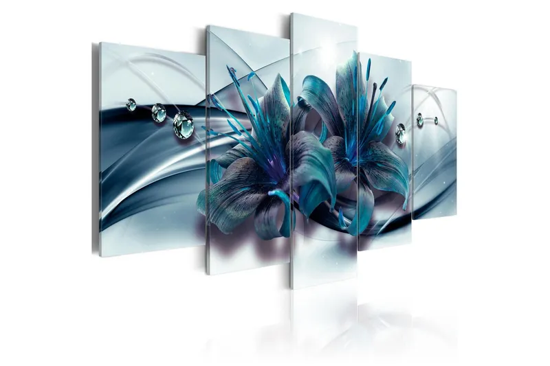 Tavla Blue Lily 200x100 - Artgeist sp. z o. o. — Artgeist sp. z o. o.
