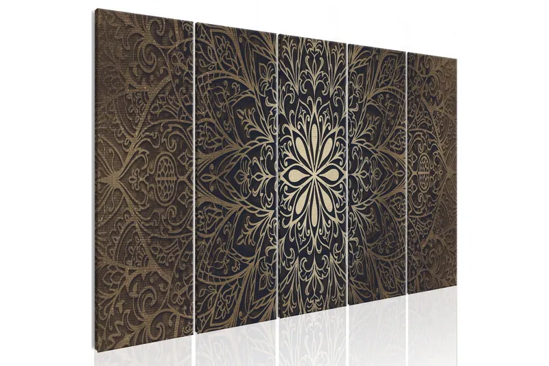 Tavla Brown Mandala 200x80 - Artgeist sp. z o. o. — Artgeist sp. z o. o.