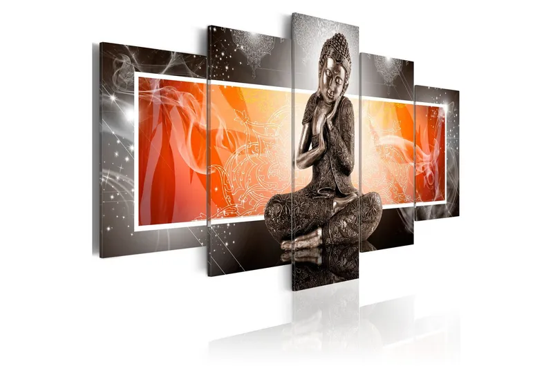 Tavla Buddha And Ornaments 200x100 - Artgeist sp. z o. o. — Artgeist sp. z o. o.