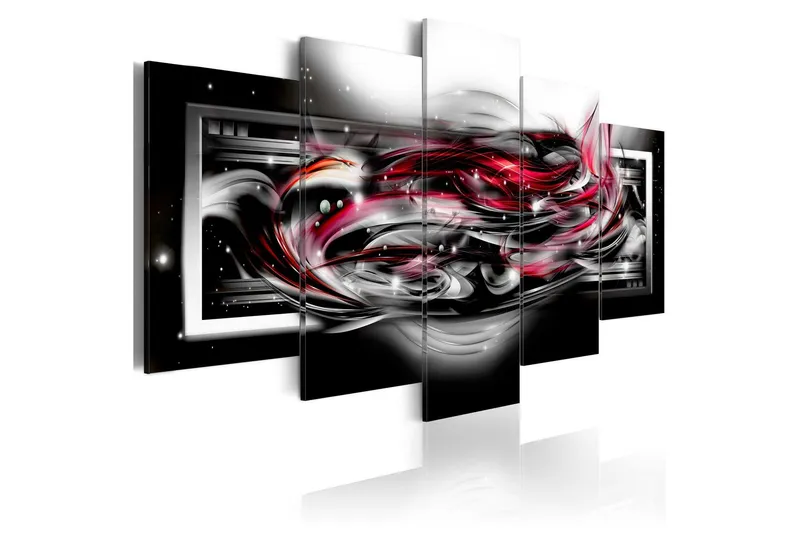 Tavla Carmine Ribbon 100x50 - Artgeist sp. z o. o. — Artgeist sp. z o. o.