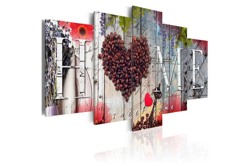Tavla Coffee Heart 200x100 - Artgeist sp. z o. o. — Artgeist sp. z o. o.