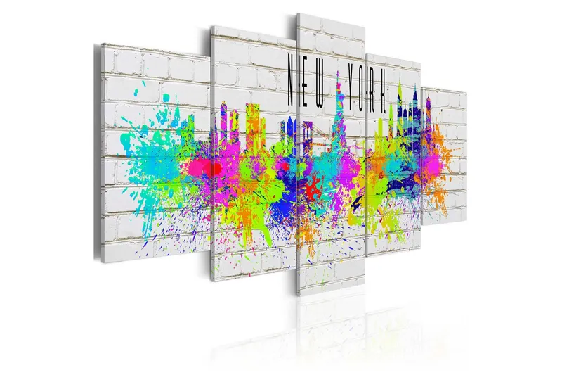 Tavla Colorful New York 100x50 - Artgeist sp. z o. o. — Artgeist sp. z o. o.
