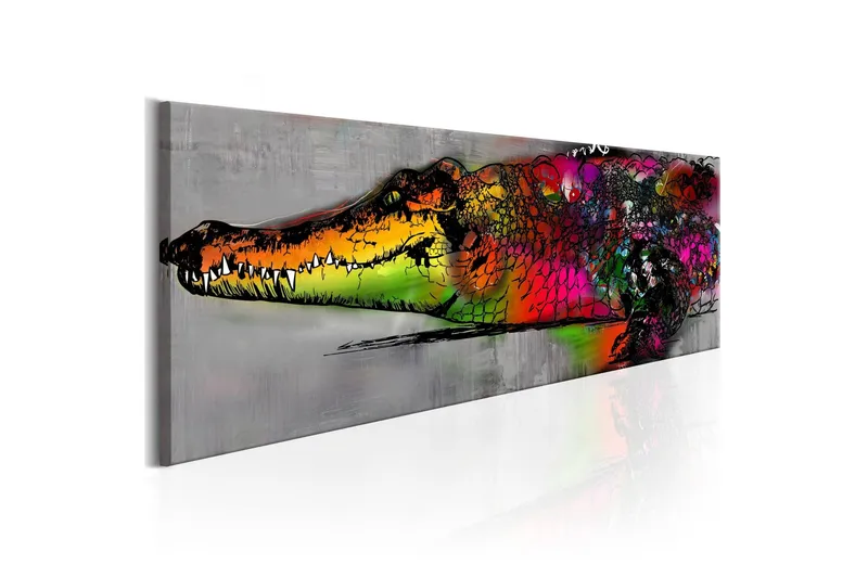 Tavla Colourful Alligator 135x45