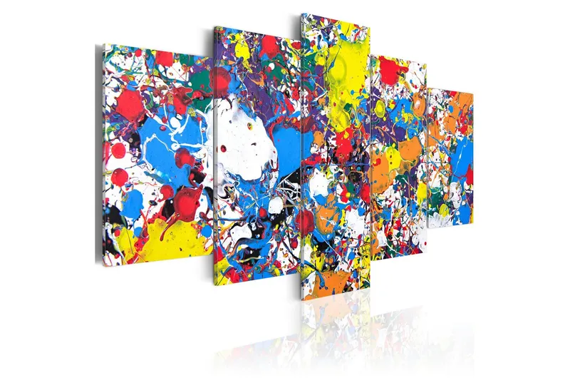 Tavla Colourful Imagination 100x50 - Artgeist sp. z o. o. — Artgeist sp. z o. o.