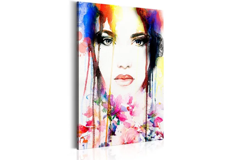 Tavla Colourful Lady 40x60 - Artgeist sp. z o. o. — Artgeist sp. z o. o.