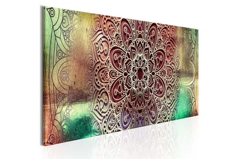 Tavla Colourful Mandala 135x45 - Artgeist sp. z o. o. — Artgeist sp. z o. o.