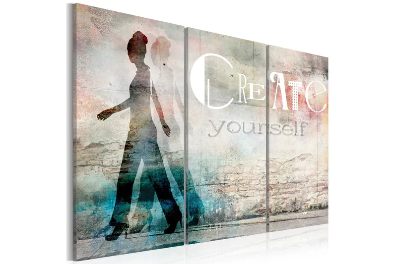 Tavla Create yourself triptych 90x60 - Artgeist sp. z o. o. — Artgeist sp. z o. o.