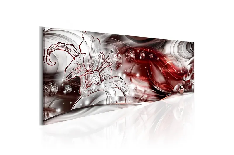 Tavla Crimson Melody 120x40 - Artgeist sp. z o. o. — Artgeist sp. z o. o.