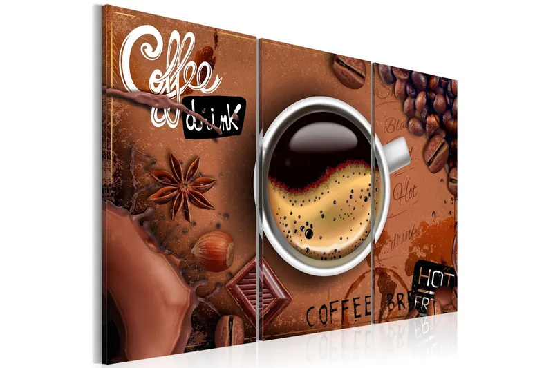 Tavla Cup Of Hot Coffee 120x80 - Artgeist sp. z o. o. — Artgeist sp. z o. o.
