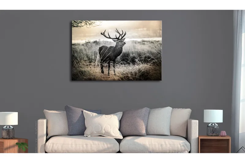 Tavla Dangerous Horns 120x80 - Artgeist sp. z o. o. (Art.nr 489774) — Artgeist sp. z o. o.