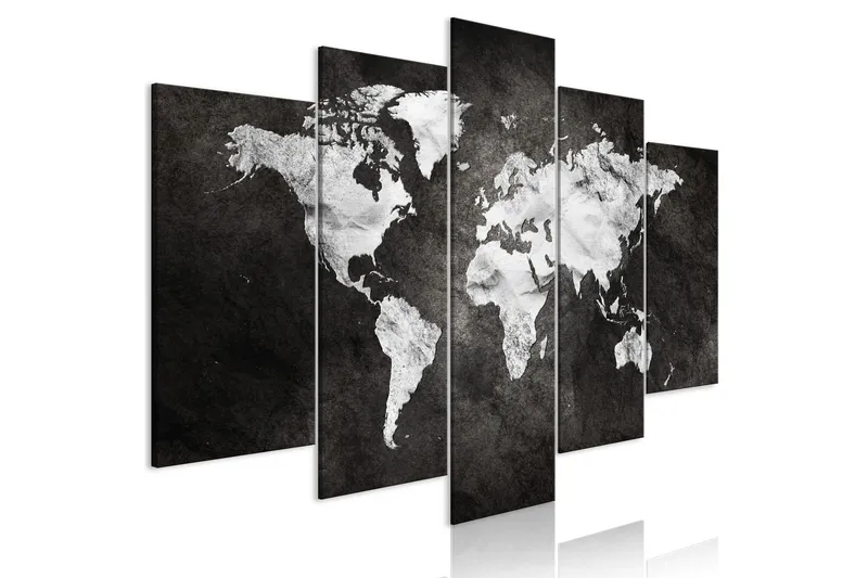 Tavla Dark World 5 Parts Wide 100x50 - Artgeist sp. z o. o. — Artgeist sp. z o. o.