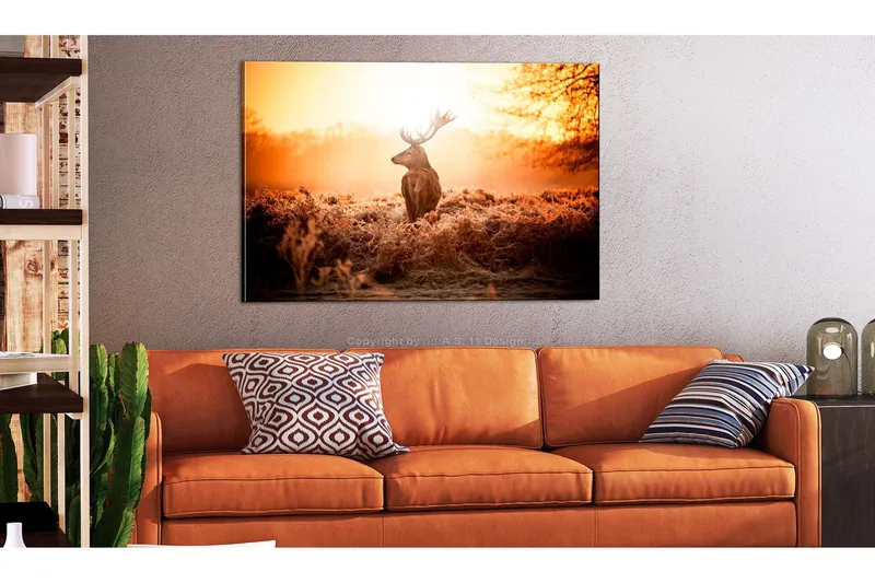 Tavla Deer in the Sun 90x60 - Artgeist sp. z o. o. — Artgeist sp. z o. o.