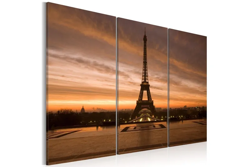 Tavla Eiffel Tower At Dusk 120x80 - Artgeist sp. z o. o. — Artgeist sp. z o. o.