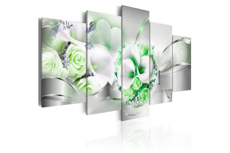 Tavla Emerald Bouquet 200x100 - Artgeist sp. z o. o. — Artgeist sp. z o. o.