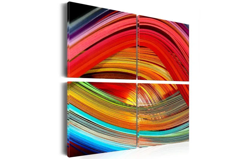 Tavla Färgglada Djup 40x40 - Artgeist sp. z o. o. — Artgeist sp. z o. o.