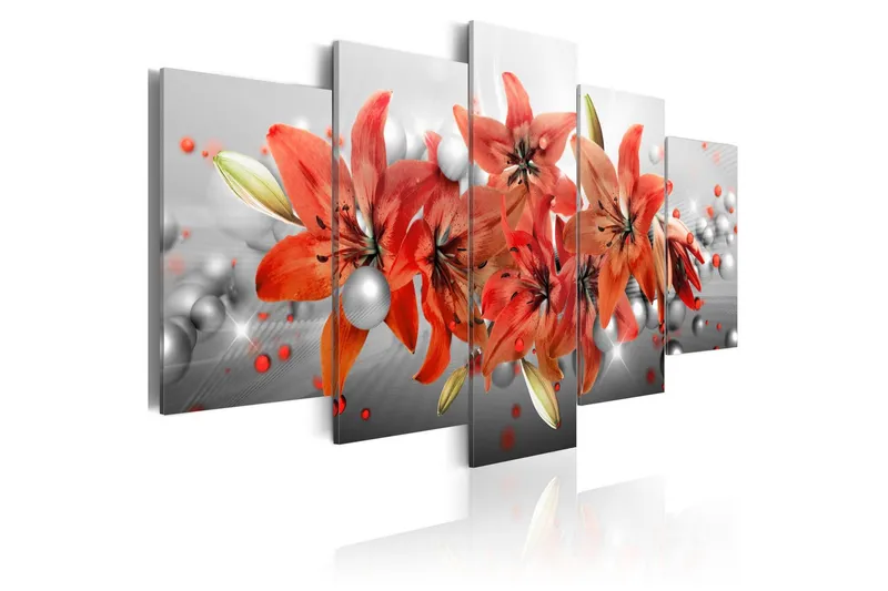 Tavla Flowery Battle 200x100 - Artgeist sp. z o. o. — Artgeist sp. z o. o.