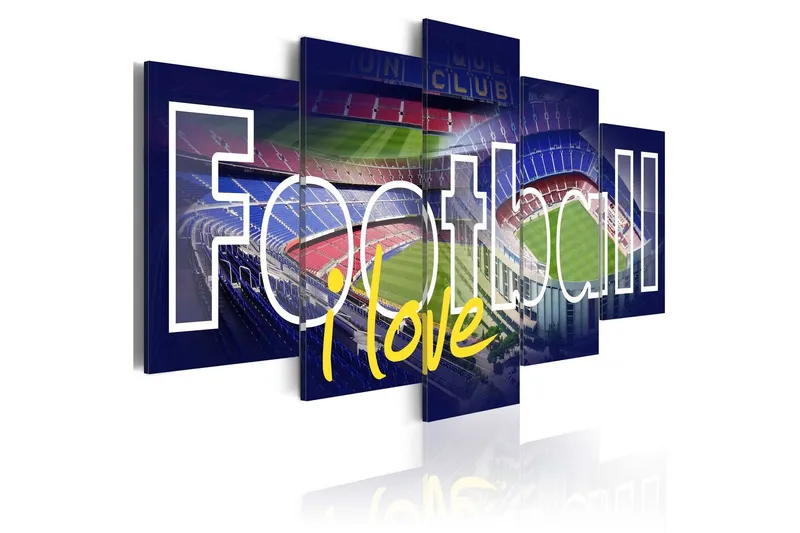 Tavla Football My Love 100x50 - Artgeist sp. z o. o. — Artgeist sp. z o. o.