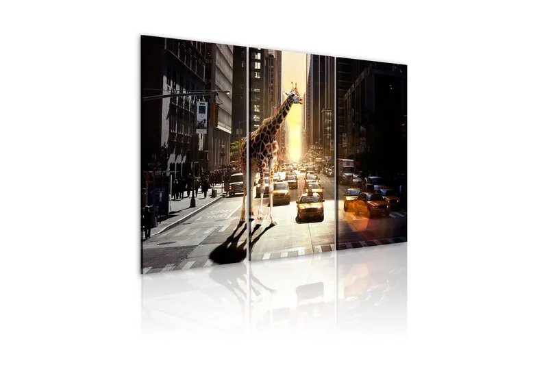 Tavla Giraff Den Stora Staden 120x80 - Artgeist sp. z o. o. — Artgeist sp. z o. o.