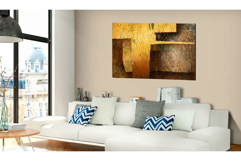 Tavla Golden Modernity 120x80 - Artgeist sp. z o. o. — Artgeist sp. z o. o.