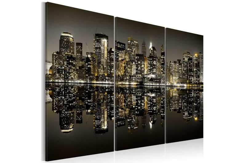 Tavla Golden New York 90x60 - Artgeist sp. z o. o. — Artgeist sp. z o. o.