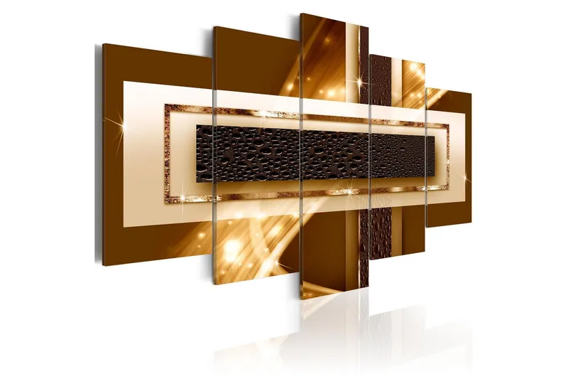 Tavla Golden Streak 100x50 - Artgeist sp. z o. o. — Artgeist sp. z o. o.