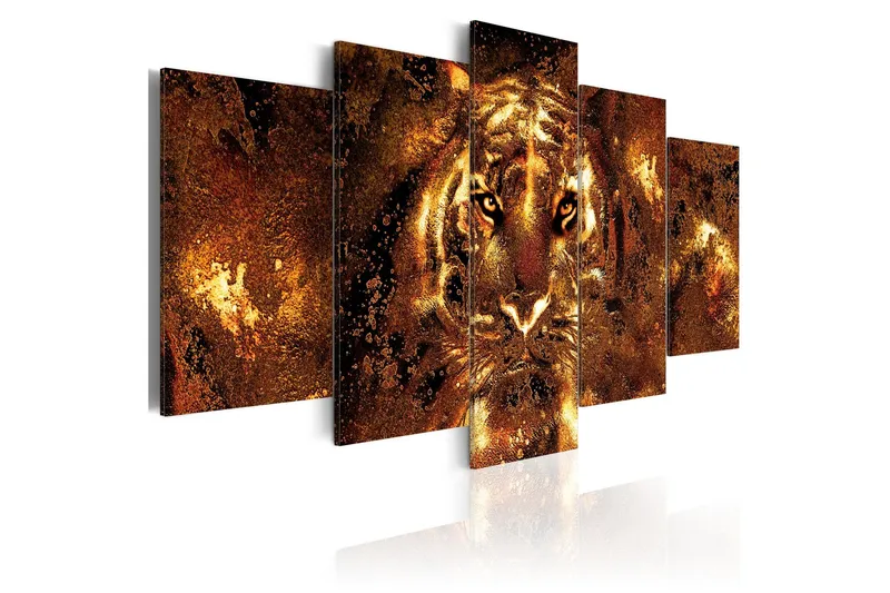 Tavla Golden Tiger 100x50 - Artgeist sp. z o. o. — Artgeist sp. z o. o.
