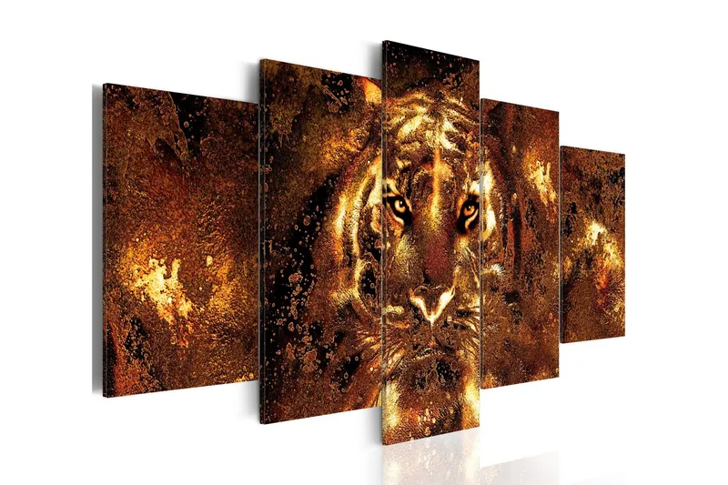 Tavla Golden Tiger 200x100 - Artgeist sp. z o. o. — Artgeist sp. z o. o.