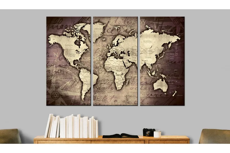 Tavla Golden Travels 90x60 - Artgeist sp. z o. o. — Artgeist sp. z o. o.