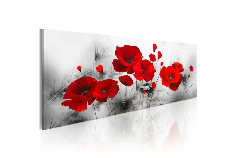 Tavla Grey Garden 120x40 - Artgeist sp. z o. o. — Artgeist sp. z o. o.